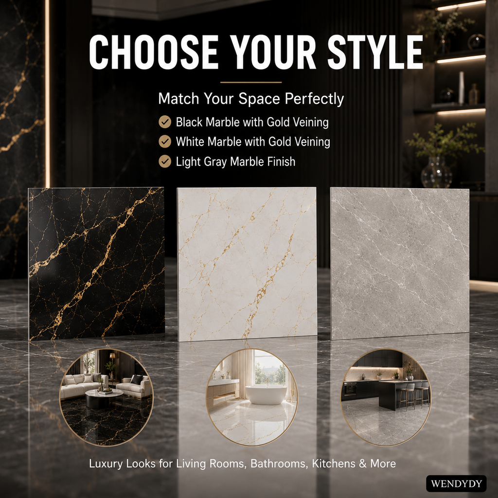 🧱 LIMITED-TIME 50% OFF! ✨ Self-Adhesive Floor Tile – Thickened, Waterproof, Peel & Stick ✨