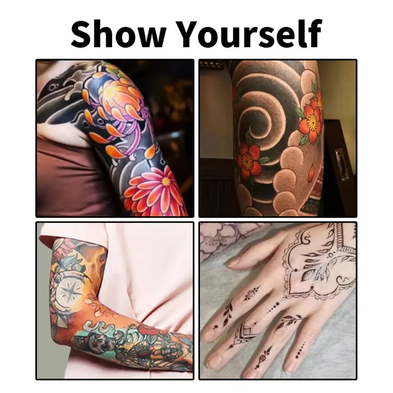 🎨Perfect For Unique Body Art🔥Temporary Tattoo Markers for Skin