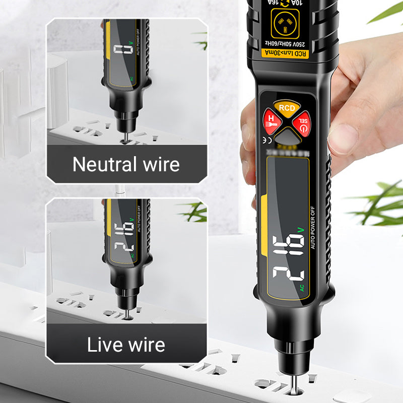 ⚡ 50% OFF NOW! 🧠 Smart Power Measuring Pen – Voltage Tester, Non-Contact & Multi-Function Detection 🔍