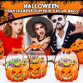 ❄️Summerfresh 50% OFF!🍬20-Pack Pumpkin Halloween Treat Bags – Resealable Clear Party Favour Bags with Handles