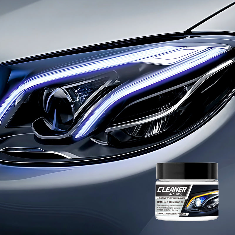 Headlight Restoration Kit for Yellowed & Foggy Lights