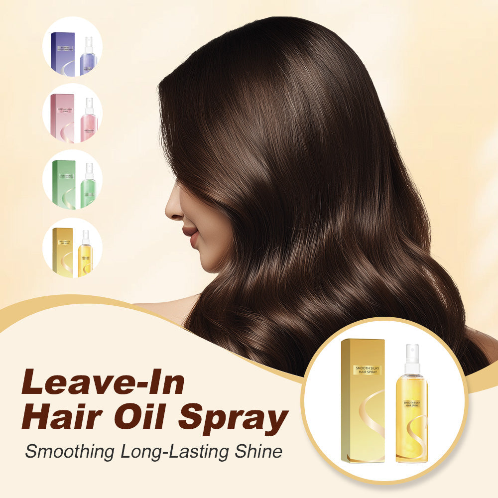 Leave-In Hair Oil Spray – Smoothing, Long-Lasting Shine