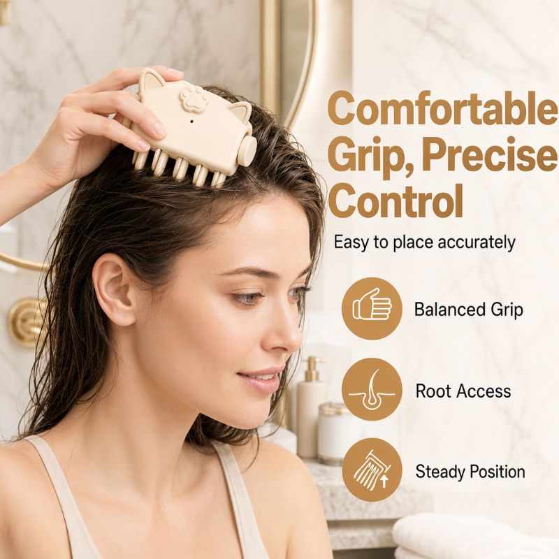 🔥48K+ Sold 💇 Wireless Heated Volumizing Root Lift Clip, Portable Travel Hair Styling Tool for Flat Fine Hair