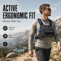 🔥Hot Sale 50% OFF🔥Front & Back Cycling Vest Pack for Men – Hydration Ready, 3L Storage, Breathable Mesh 🏃