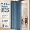 ⏰🔥LIMITED TIME 49% OFF! ⭐No-Drill Magnetic Accordion Door Curtain