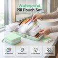 🏆Last Day Promotion 50% OFF💊A8 Waterproof Pill Pouch Set – 7 to 14 Days of Meds & Vitamins💧Waterproof & Crush-Resistant Shell