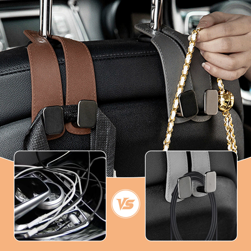 Durable Car Seat Headrest Hook Storage Organizer