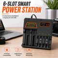 Smart Multi-Slot Rechargeable Battery Charger